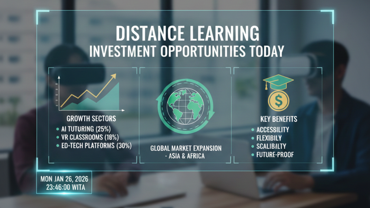 Distance Learning Investment Opportunities Today